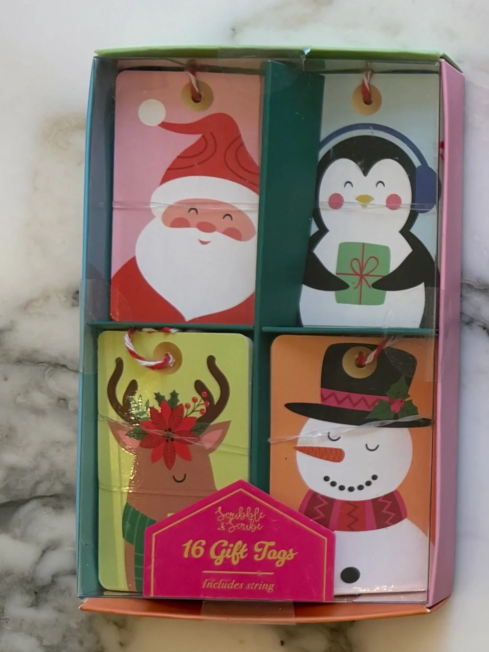 NWT Lot of 3 Scribble & Scribe Christmas Gift Tag Sets | 48 Total Holiday Tags
